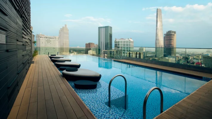 Thi công xây dựng trọn gói Hồ bơi trên sân thượng giá bao nhiêu?