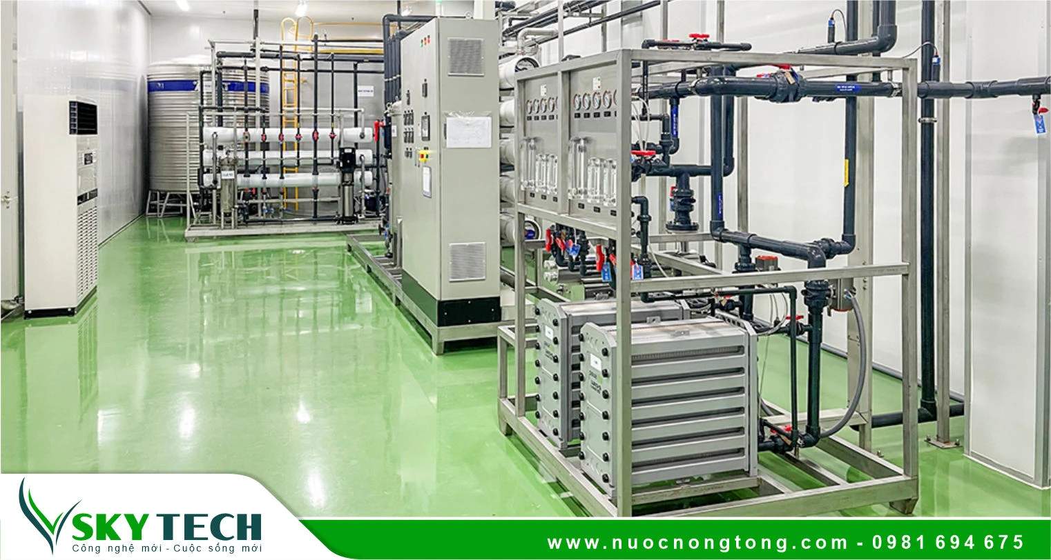 Công nghệ lọc nước khử khoáng EDI dùng trong ngành xi mạ